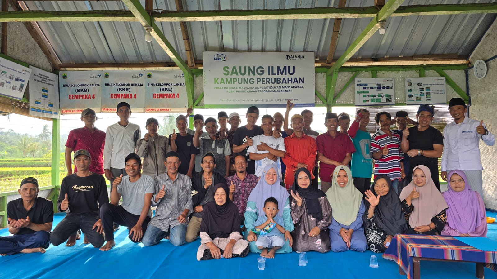 KSM Sukawangi Sehati Perkuat Tata Kelola Organisasi melalui RAT di Saung Ilmu
